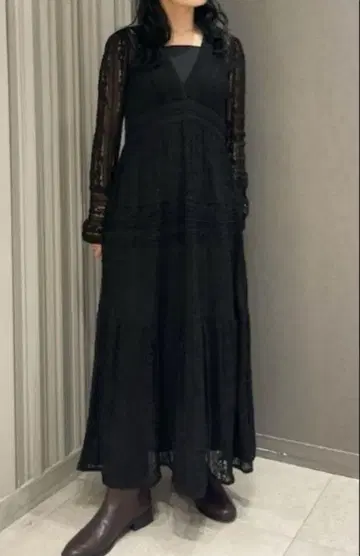 FRAY I.D 티어드 레이스 원피스 2024ss