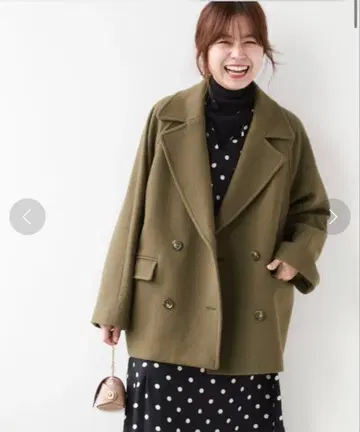 JOURNAL STANDARD relume 비슈 울 숏 P코트 38