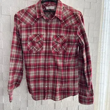 KLEIN PLUS HOMME 체크 무늬 긴팔 셔츠 48