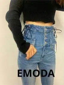 EMODA 하이웨스트 스키니 데님 사이즈 I