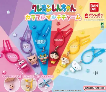 [ 미개봉 새상품 ] 짱구는 못말려(크레용 신짱) 컬러풀 멀티 참 4세트