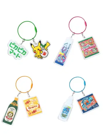 2연 아크릴 키링 컬렉션 반짝반짝 마트