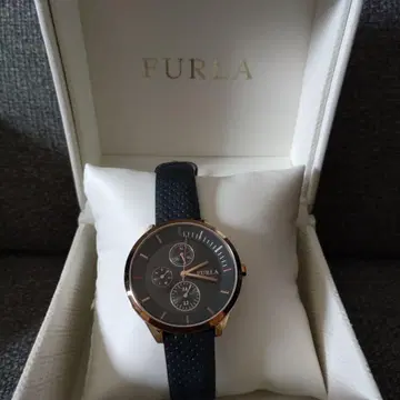 FURLA 손목시계 블랙/골드 메트로폴리스