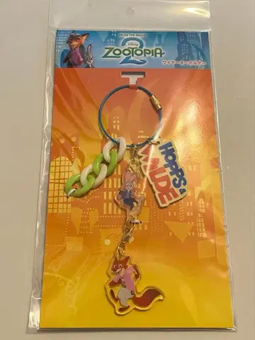 주토피아2 극장판 굿즈 와이어 키링 닉 주디