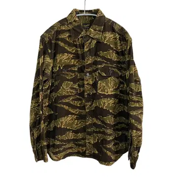 N-597 TENDERLOIN 텐더 로인 카모 무늬 코듀로이 셔츠