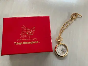 도쿄 디즈니랜드 회중시계 골드