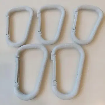 물에 뜨는 녹슬지 않는 수지 카라비너 5세트