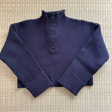 ZARA 하이넥 스웨터 숏 기장