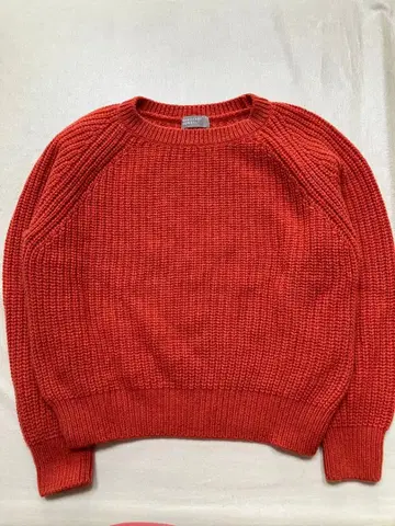 MARGARET HOWELL 오렌지 니트 스웨터