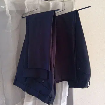 UNIQLO 칸도 팬츠 네이비 2개 세트