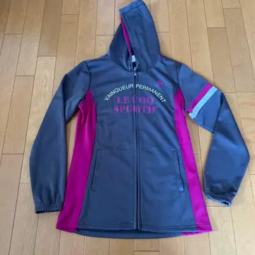 르꼬끄 스포르티브 그레이 후드 부착 셋업