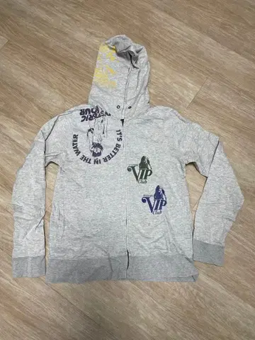 HYSTERIC GLAMOUR 그레이 집업 후드티 M