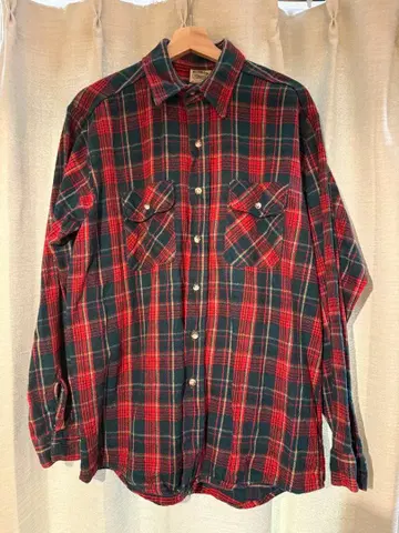 90s FIVE BROTHER 플란넬 셔츠