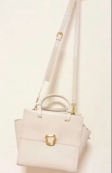 [ 새상품급 ] 12Twelve Agenda 미디백 2WAY 경량 베이지