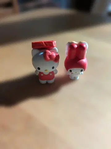 헬로키티 마이멜로디 피규어 세트