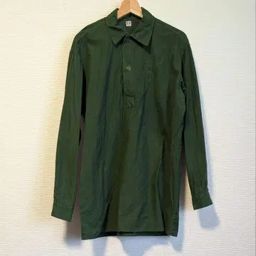 스웨덴군 M-55 풀오버 셔츠 스퀘어 보텀 size 39 (M)