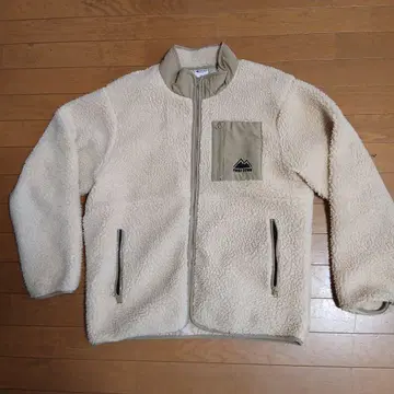 FIRST DOWN 플리스 자켓 L 크림