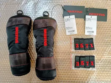 BRIEFING 페어웨이 우드용 골프헤드커버 블랙 2개