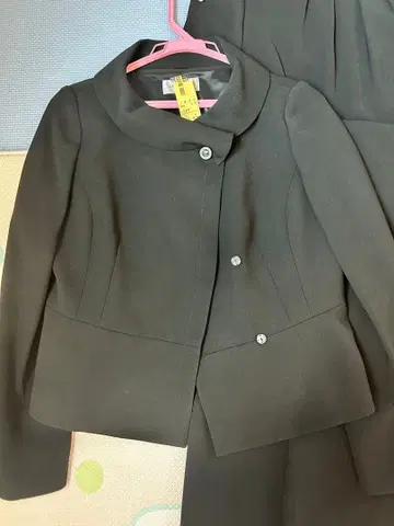 블랙 원피스 수트 자켓 포함