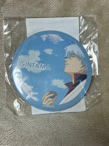 [ 레어 ] 은혼 캔뱃지 저스트 웨이 복권 J-WORLD 사카타 긴토키