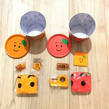 오렌지 버킷과 애플 버킷 세트