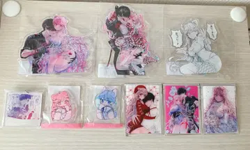 어쌔신 & 신데렐라 아크릴 스탠드 아크릴 키링 카드 세트 나츠노 유조