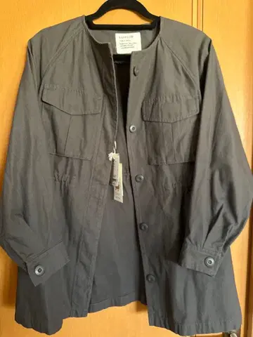 [ 새상품 ] BAYFLOW 밀리터리 노카라 자켓 S 사이즈