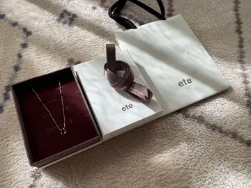 [ 새상품급 ] ete 목걸이 상자 리본 쇼핑백 포함