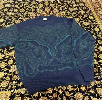 빈티지 니트 짧은 기장 모딜리아니 90s 쿠지