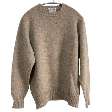 N-599 warehouse 스코틀랜드제 풀오버 니트 베이지