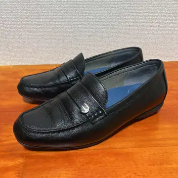 핏핏 가죽 로퍼 24cm 블랙