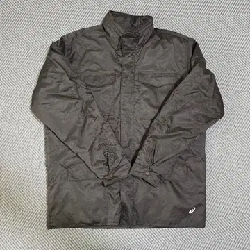 ASICS 다크 브라운 나일론 자켓