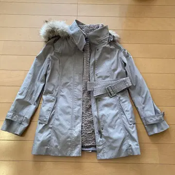 미쉘클랑 퍼 달린 모즈 코트