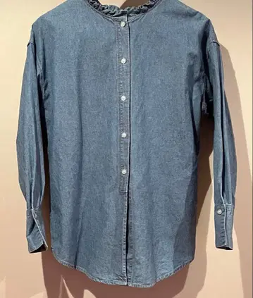 모나암 단가리 프릴 셔츠 긴팔