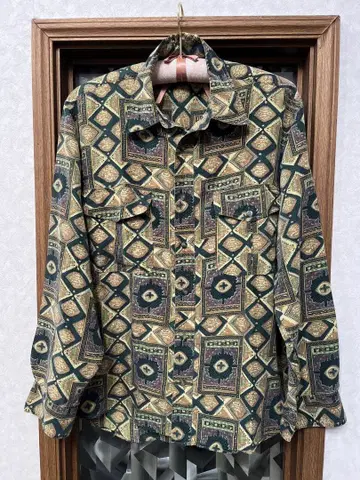 CYGNUS 실크 긴팔 셔츠 S