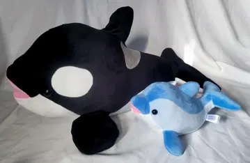 고베 스마 월드 봉제 인형 복권 범고래 샤치 돌고래