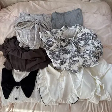 스내추럴 걸리시 스타일 상의 원피스 묶음 판매