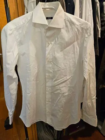 BARBA 화이트 긴팔 셔츠