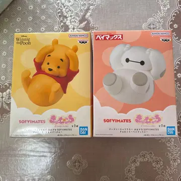 SOFIMATES 피규어 2체 세트 위니 더 푸 베이맥스