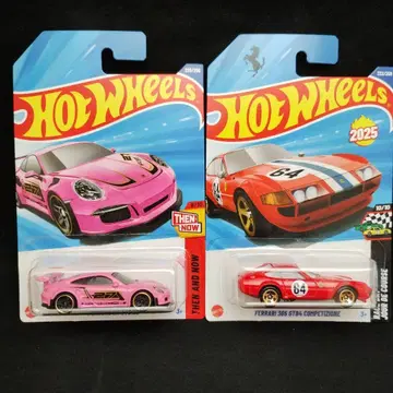 핫휠 페라리 365 GTB4 컴페 포르쉐 911GT3RS