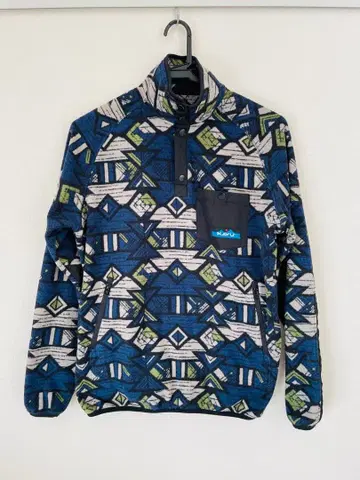 카부 패턴 플리스 자켓