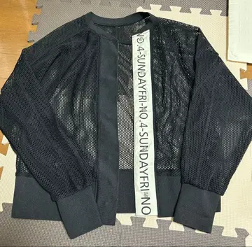 piacere 메쉬 로고 자켓