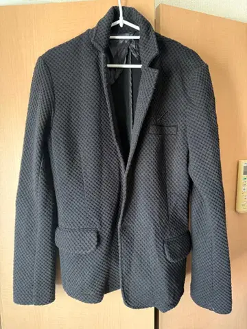 블랙 테일러드 자켓 스컬 디자인 아볼다주 자켓