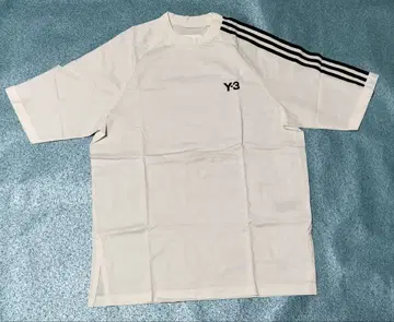 Y-3 3스트라이프 반팔 티셔츠 화이트 XS 사이즈