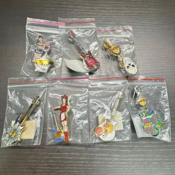 [ 미개봉 새상품 ] 하드 록 카페 핀 배지 세트 7개