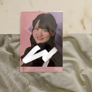 =LOVE 이코러브 친필 사인 브로마이드 요리 타카마츠 히토미