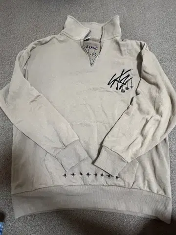 straykids 하프 지퍼 후드티