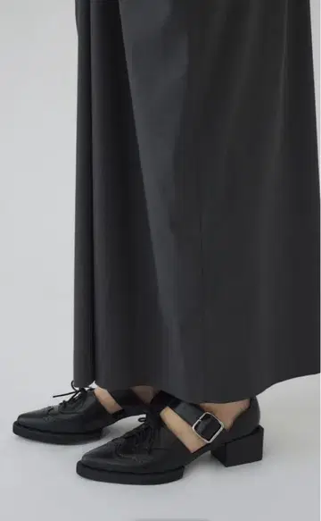 RIM.ARK 윙팁 스트랩 슈즈 38(24.5cm)