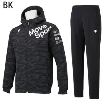 데상트 저리 후드티 S.F.TECH 더블 페이스 후디드 자켓