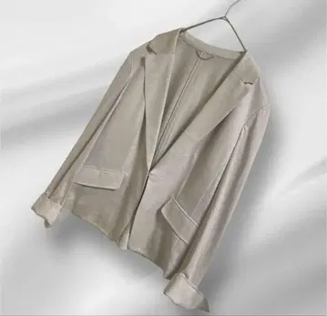 빅 사이즈! 택 포함 새상품 23구 자켓/뉴앙스 베이지 46